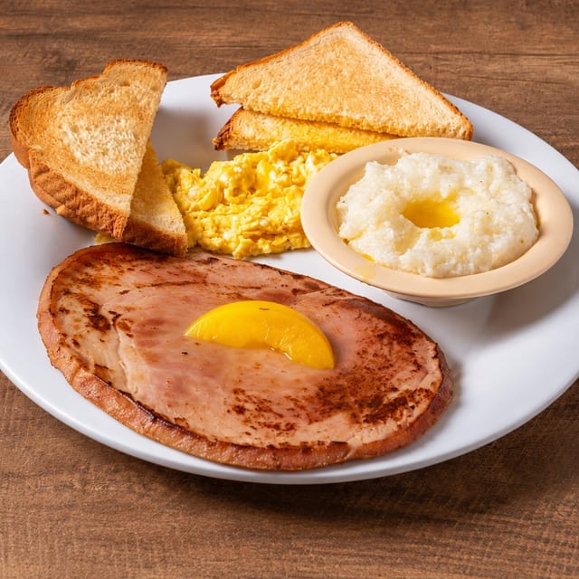 Breakfast Ham & Eggs.