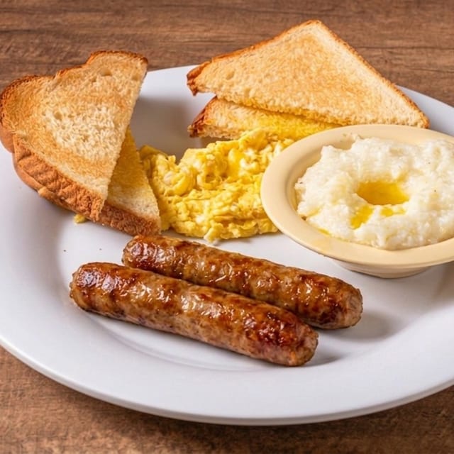Two Eggs & Sausage.