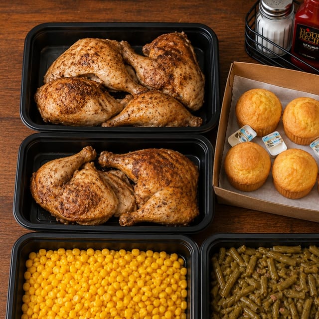 Baked Chicken - Family Dinner.
