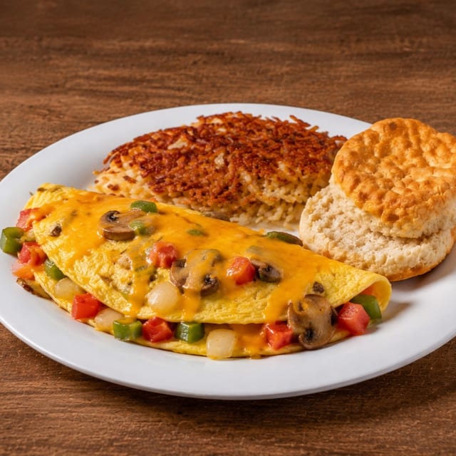 Veggie Lovers Omelet.